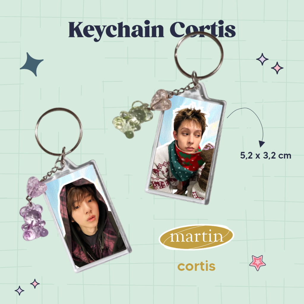 GANTUNGAN [KEYCHAIN CORTIS] พวงกุญแจ Kpop Cortis Freebies