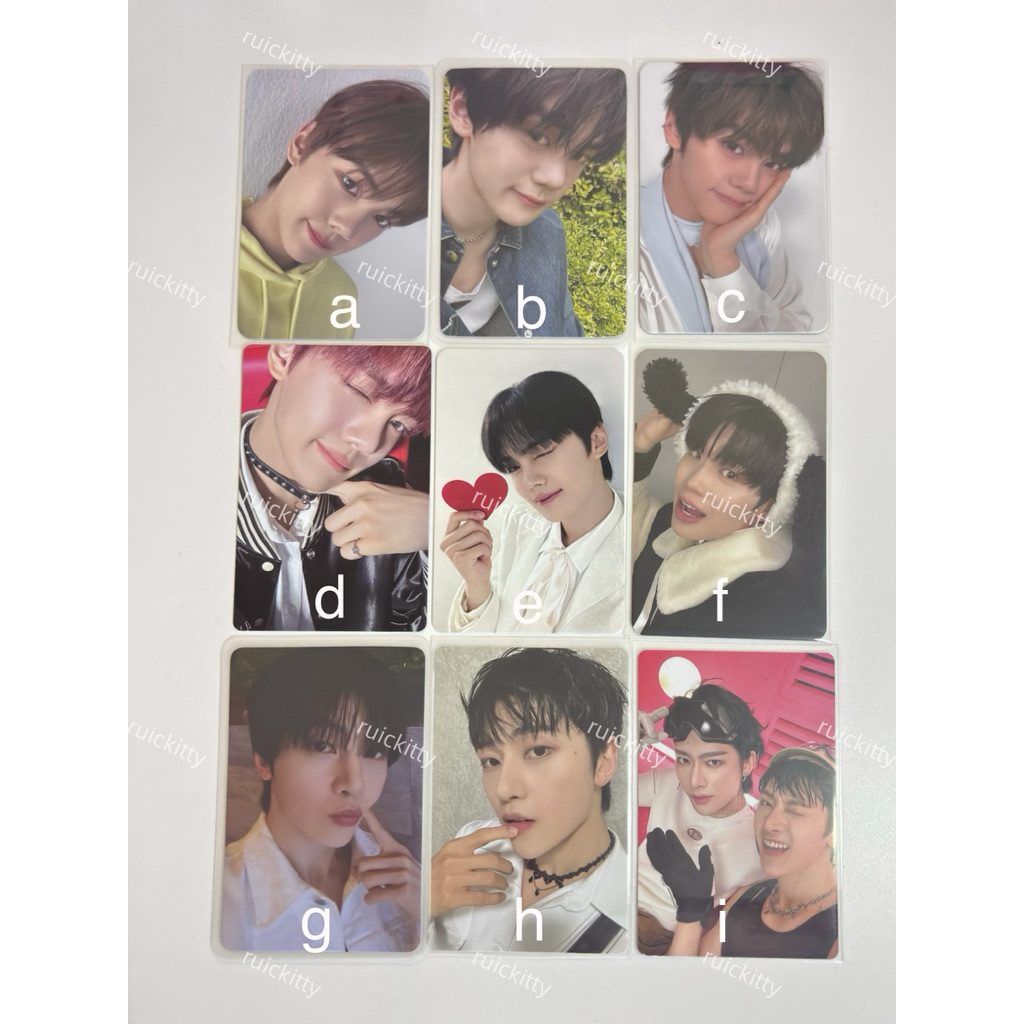 GYUVIN TERAE MATTHEW ZB1 ZEROBASEONE PHOTOCARD