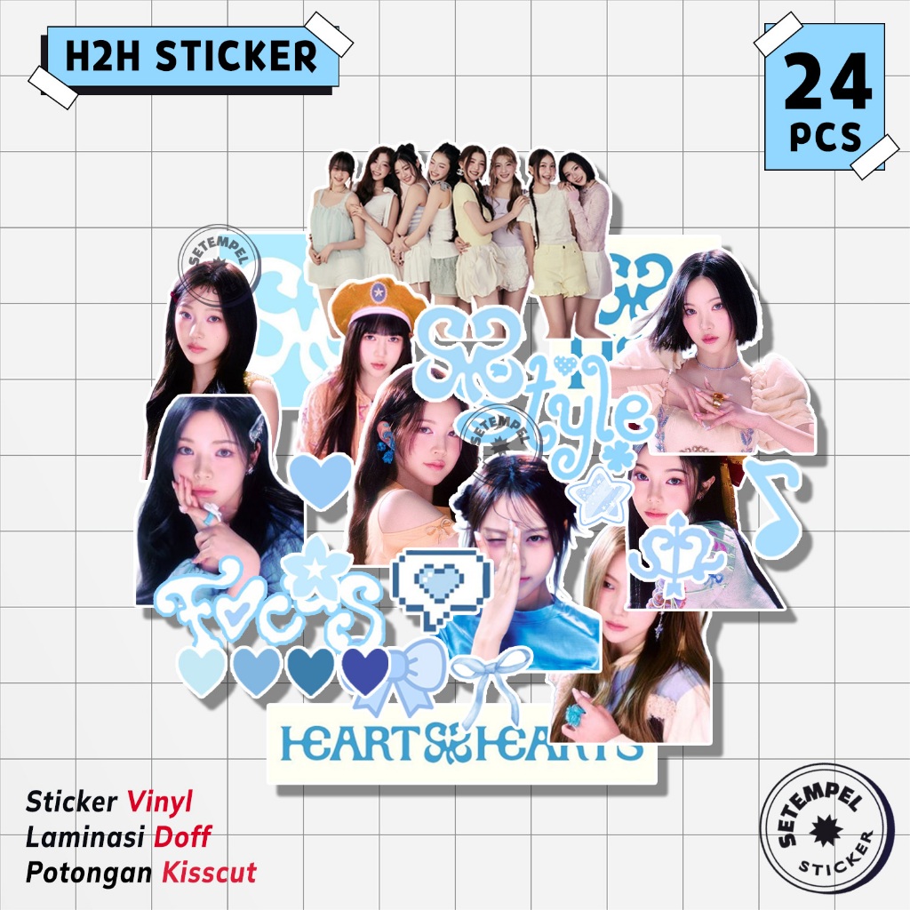 H2H สติ๊กเกอร์แพ็ค 24 ชิ้น | สติ๊กเกอร์ความงาม H2h