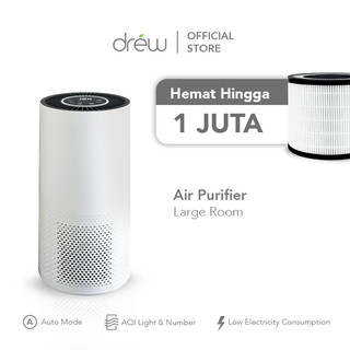 DREW Air Purifier - PURE 5 - Pembersih Udara Dengan Hepa Filter - Cocok Untuk Ruang Keluarga