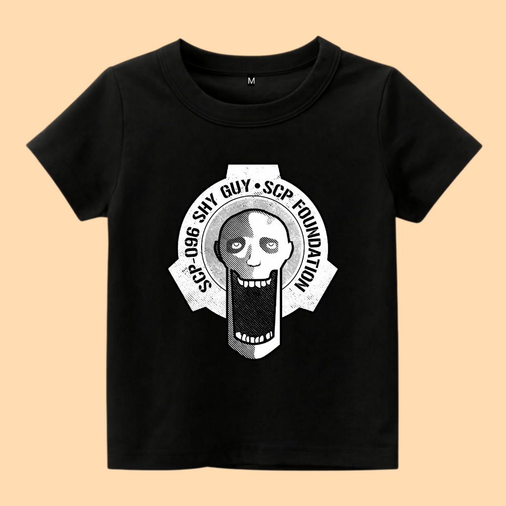 เสื้อยืดเด็ก scp 096 ตัวละครขี้อาย