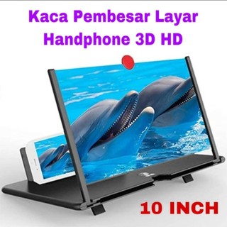 Pembesar Layar F3 Smartphone 3D HD Ukuran 10 Inch / Pembesar Layar HP