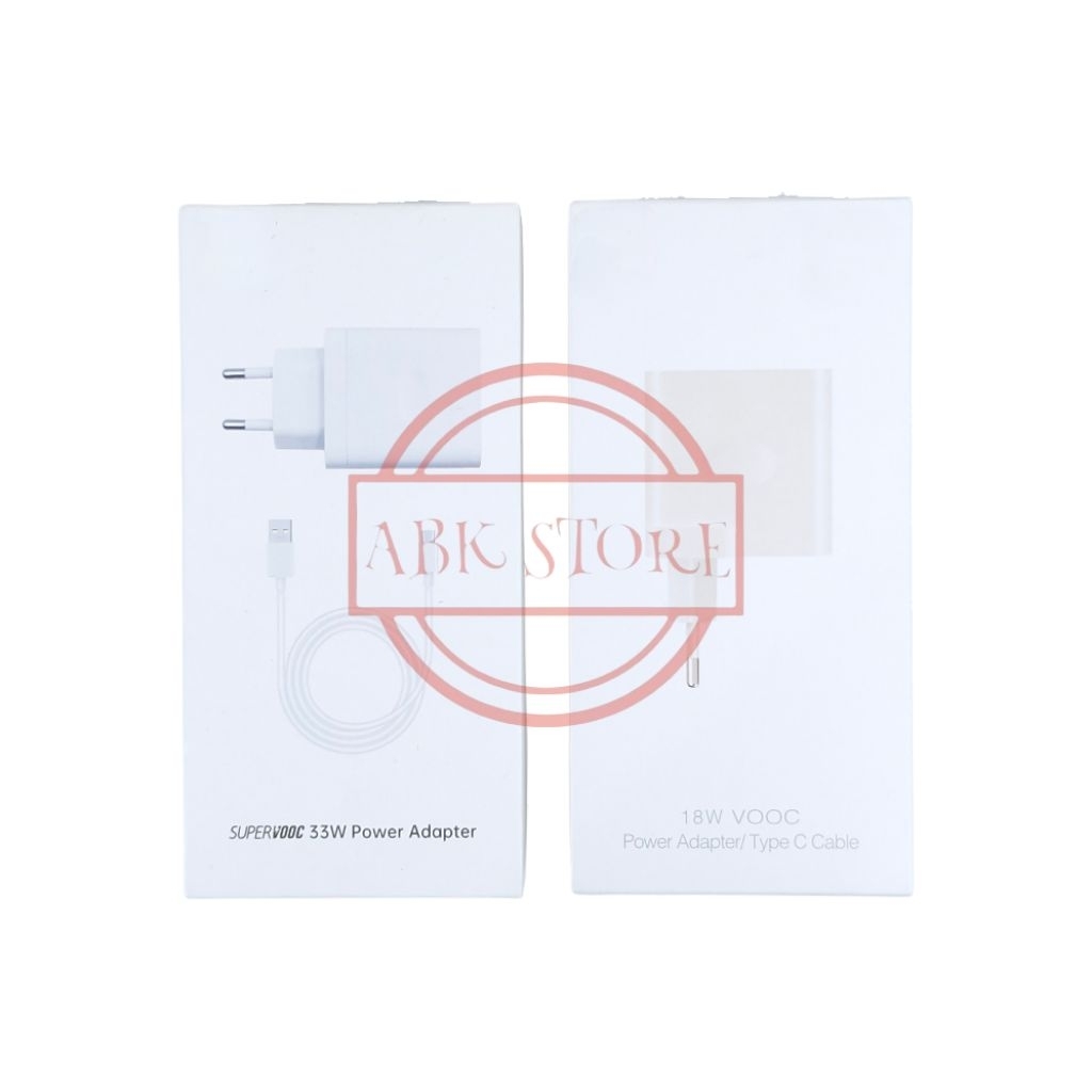 สายชาร์จ Oppo 18W Vooc / Oppo SuperVooc 33W + อะแดปเตอร์ชาร์จเร็ว