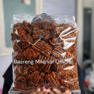 Kerupuk jengkol pedas daun jeruk isi 500gram