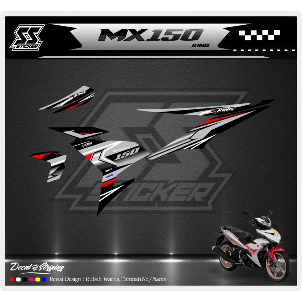 สติ๊กเกอร์ STRIPING YAMAHA MX KING 150 DESIGN 09