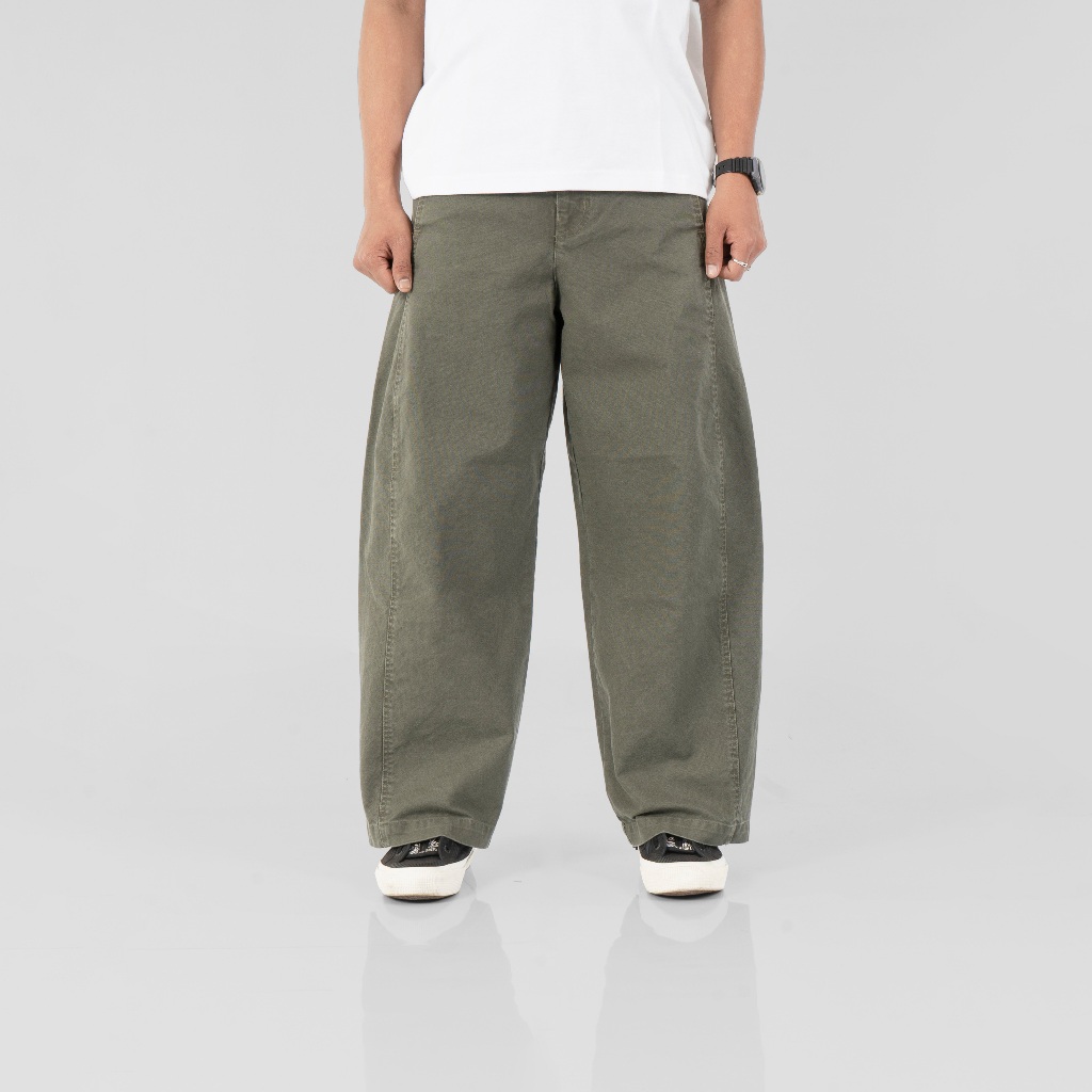 KATUN Magma Barrel Pants Killabi 02 Olive Cotton Canvas 12oz Magma Apparel