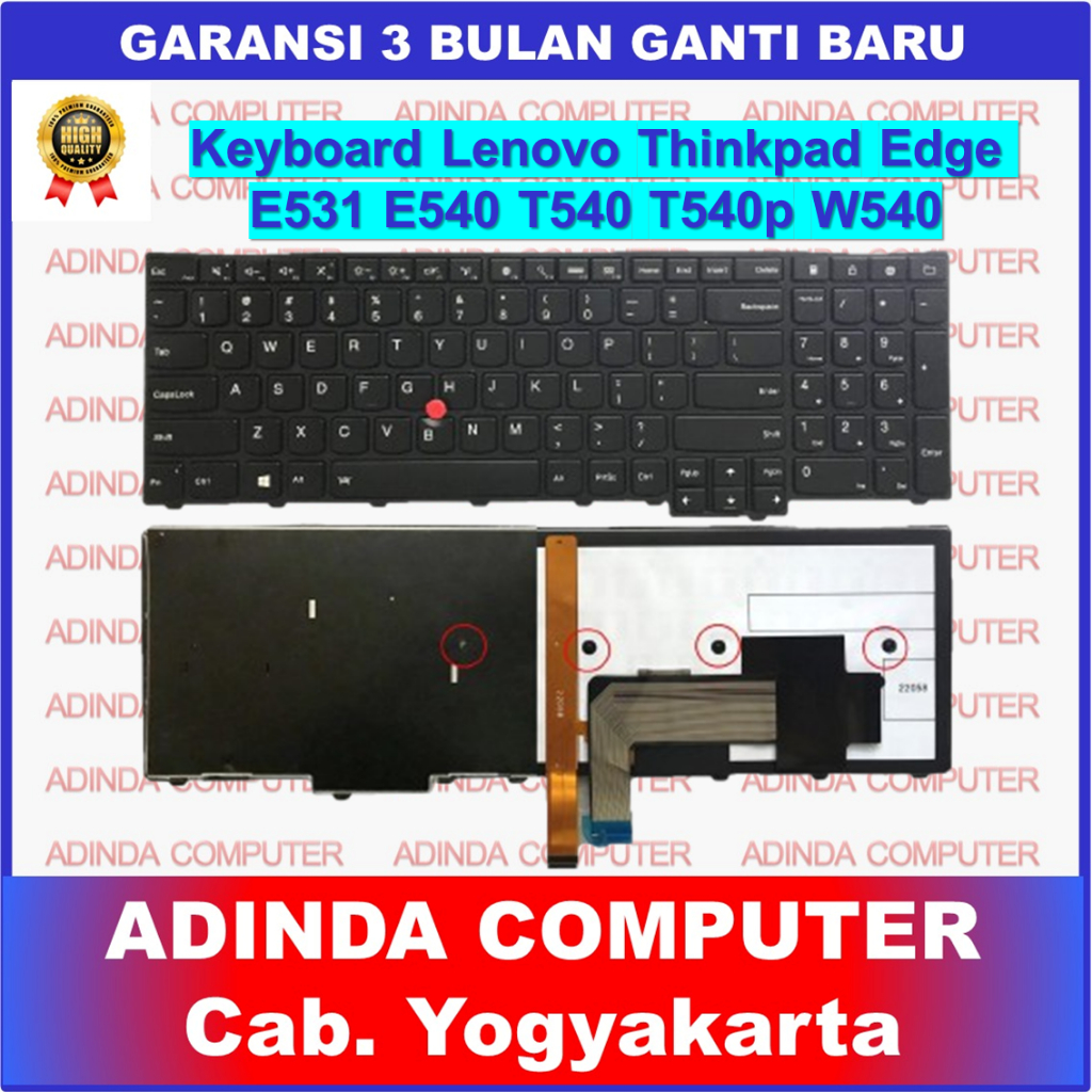 Lenovo Thinkpad Edge E531 E540 T540 T550 T540p T560 P50S W540 L540 W541 W550s 0C44592 0C44913 0C4491