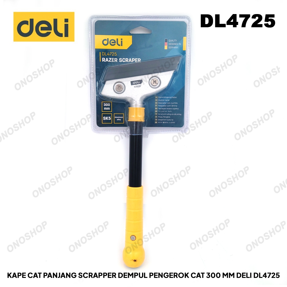 Long Paint Scraper Putty Paint Scraper 300 mm Deli DL4725