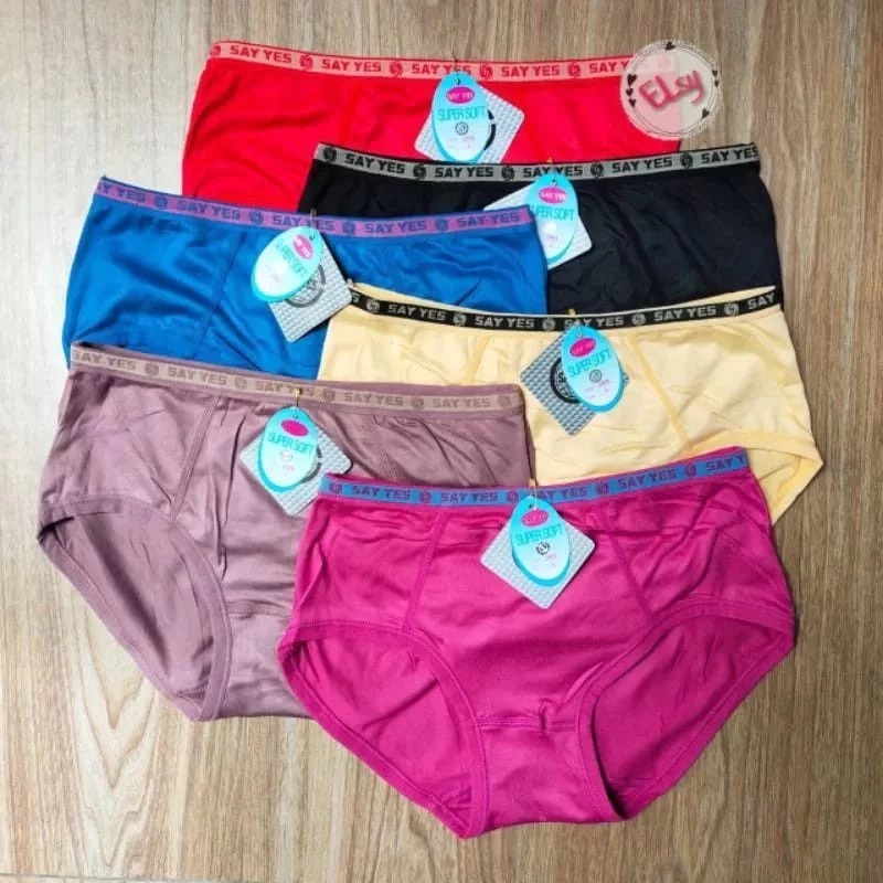 6 ชิ้นกางเกงชั้นในสตรี SAY YES 2908