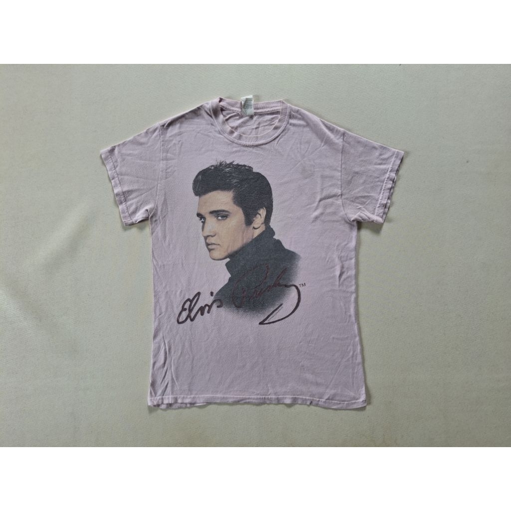 เสื้อยืด VINTAGE GILDAN ELVIS PRESLEY ORIGINAL 100%