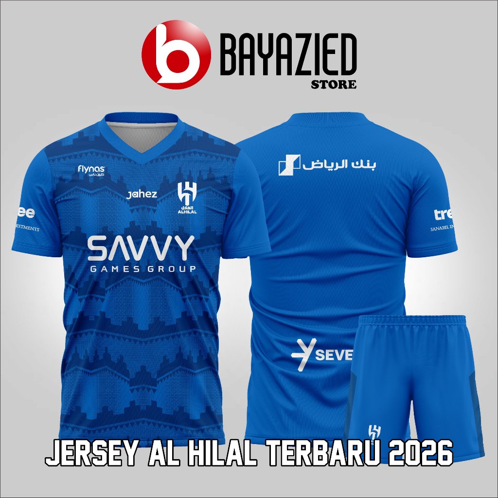 Al Hilal Saudi Pro Liga 2026 เสื้อพิมพ์ลายเต็ม