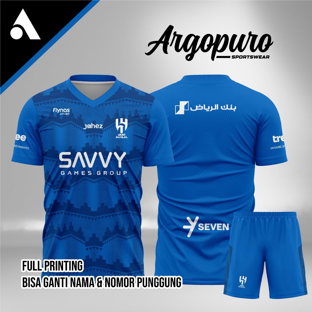 Al Hilal Jersey 2025 2026 พิมพ์เต็ม ล่าสุด สามารถขอชื่อและหมายเลขได้