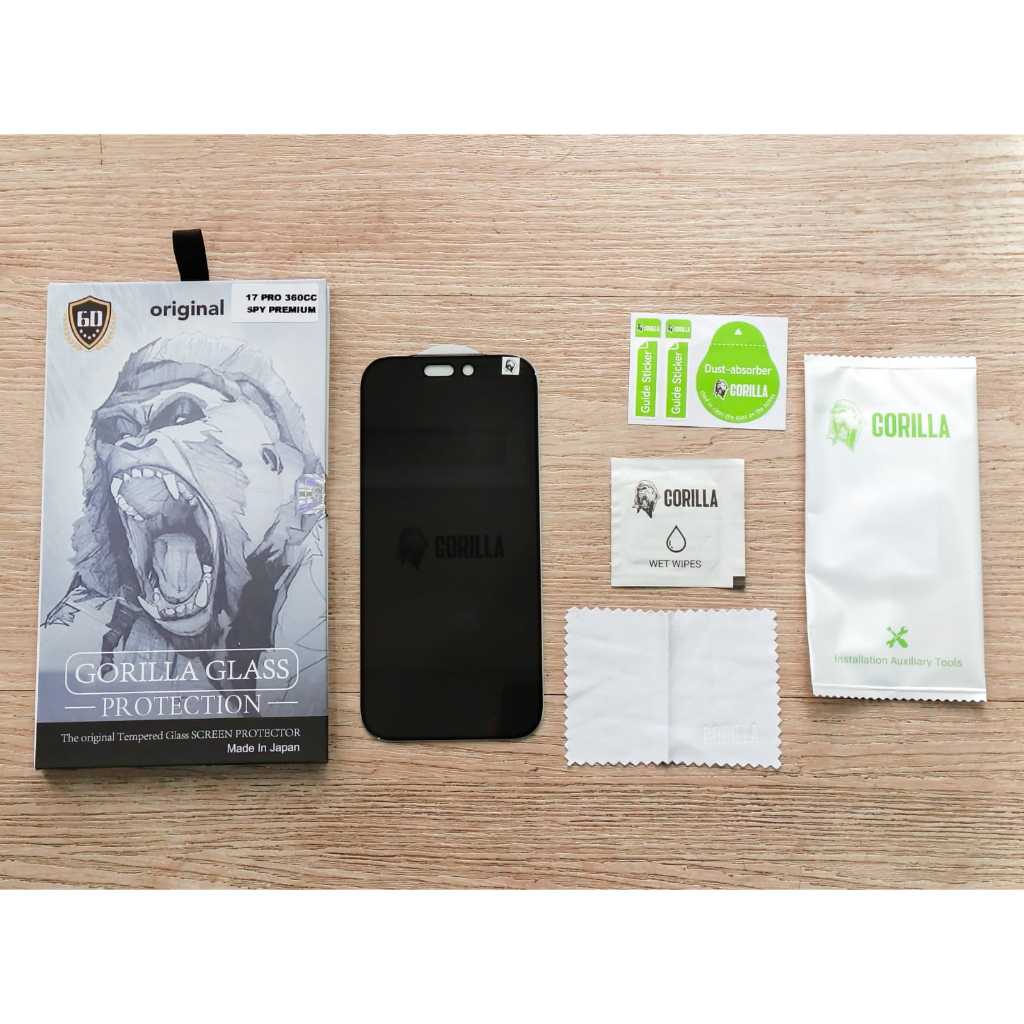 Roximurah-กระจกนิรภัยGorilla 360cc Full Spy iPhone X Xr Xs Max 11 Pro Max 12 Pro Max 13 Pro Max 14 P