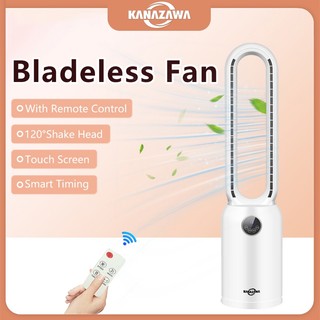 KANAZAWA Bladeless Fan Kipas Angin Penjernih Udara  Layar Led  Kipas Tanpa