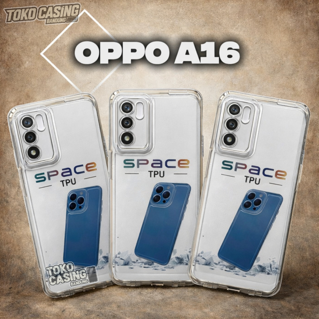 Oppo A16 Clear Case (CPH2269) A16S (CPH2271) เคสธรรมดา