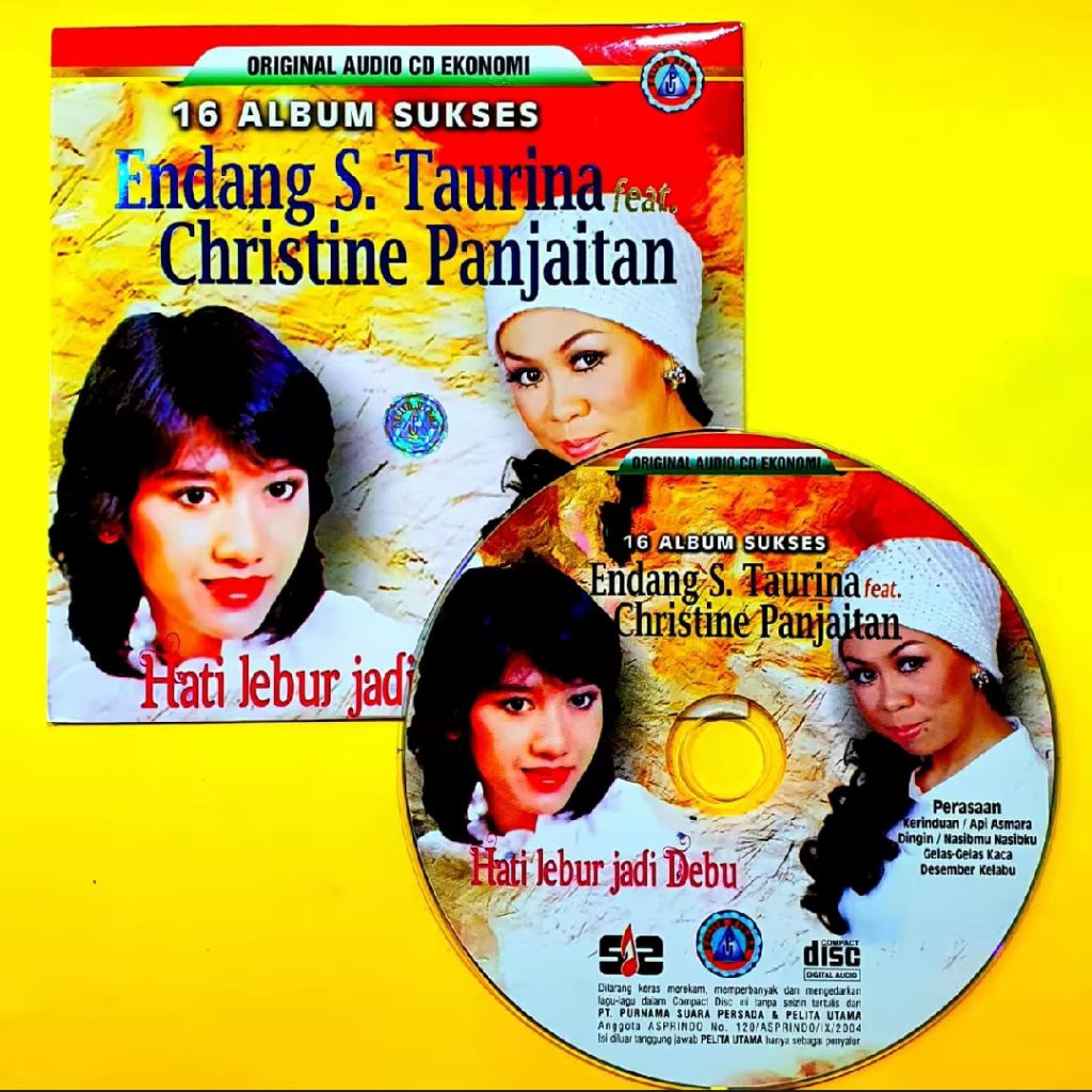 CD CASSETTE OF ENDANG S TEURINA SONGS และ PANJAITANETTE CHRISTIAN SONGS - CD CASSETTE OF INDOESIAN P