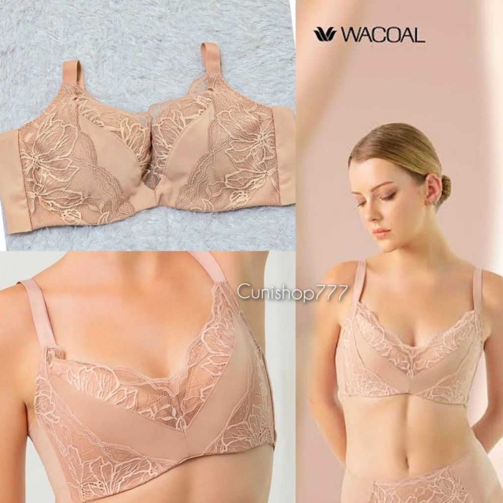 WACOAL RAVEUR SIDE SHAPE BRA WITH THIN FOAM WIRE IB 3235 UNDERWEAR BH IB3235 LACE