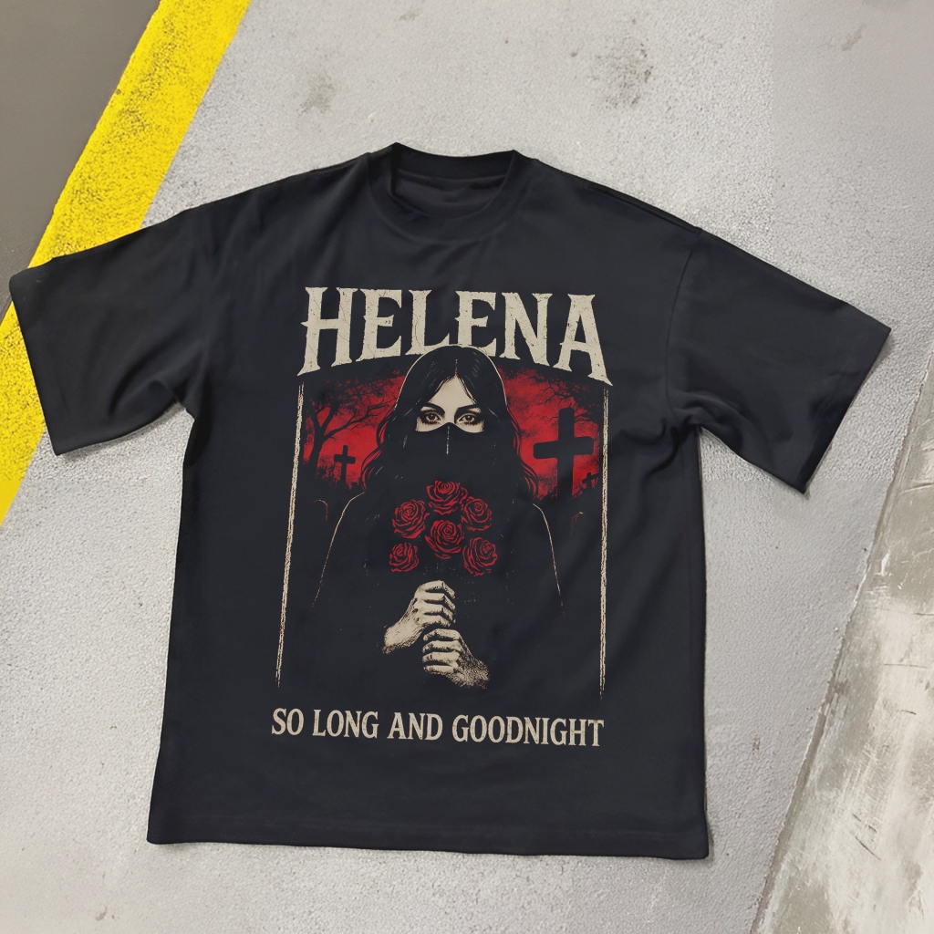 KATUN My Chemical Romance Helena เสื้อยืดวง MCR ดีไซน์พรีเมียม คอตตอนโพลีเอสเตอร์คุณภาพสูง - 042