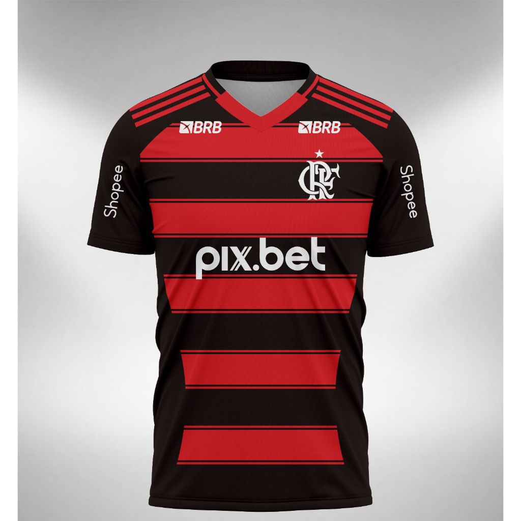 Flamengo Home Jersey 2025 2026 Full Printing