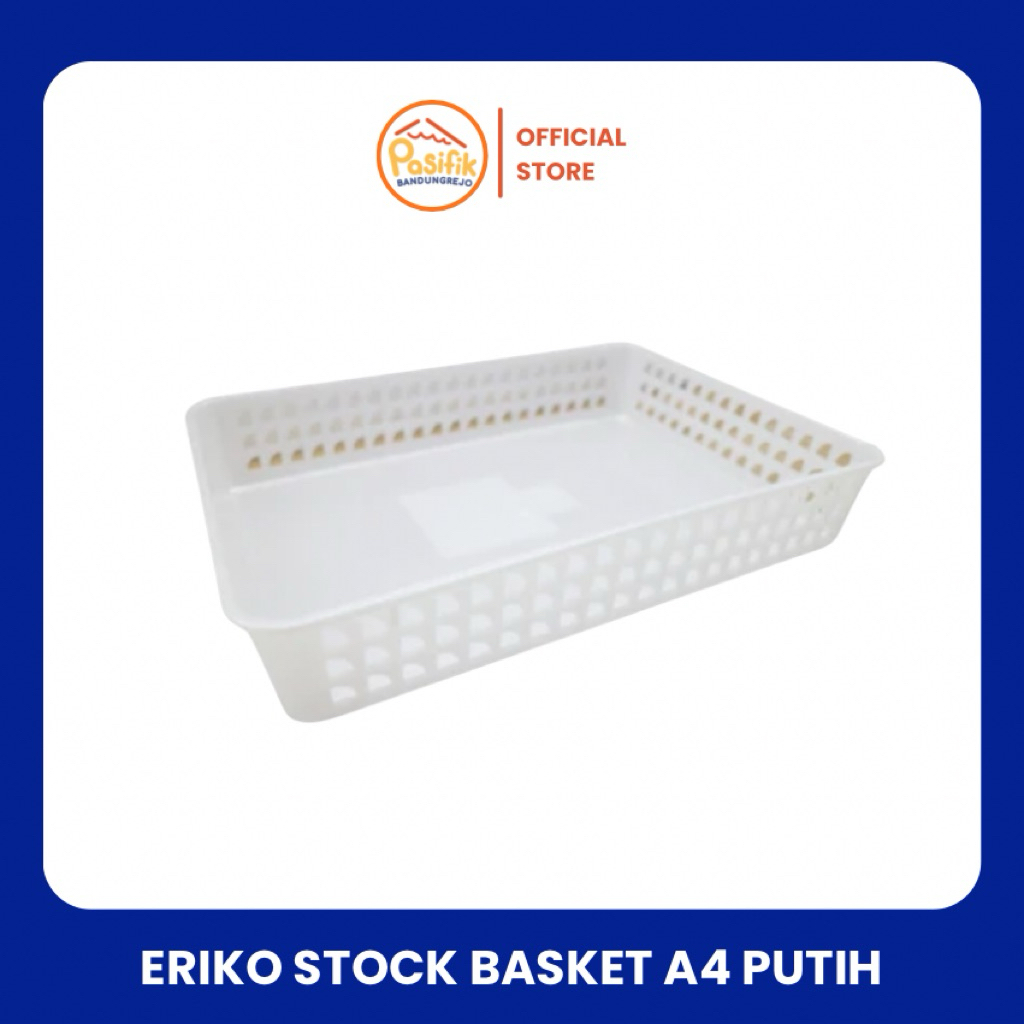 ERIKO MULTIPURPOSE BASKET / STOCK BASKET A4WHITE