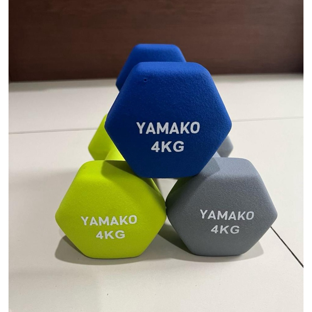 Yamako Vinyl Dumbell 4kg / Yamako Vinyl Coating Dumbbell 4kg
