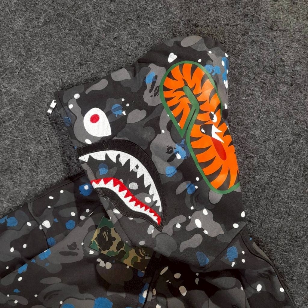 เสื้อฮู้ด Zipper CAMO bape unisex