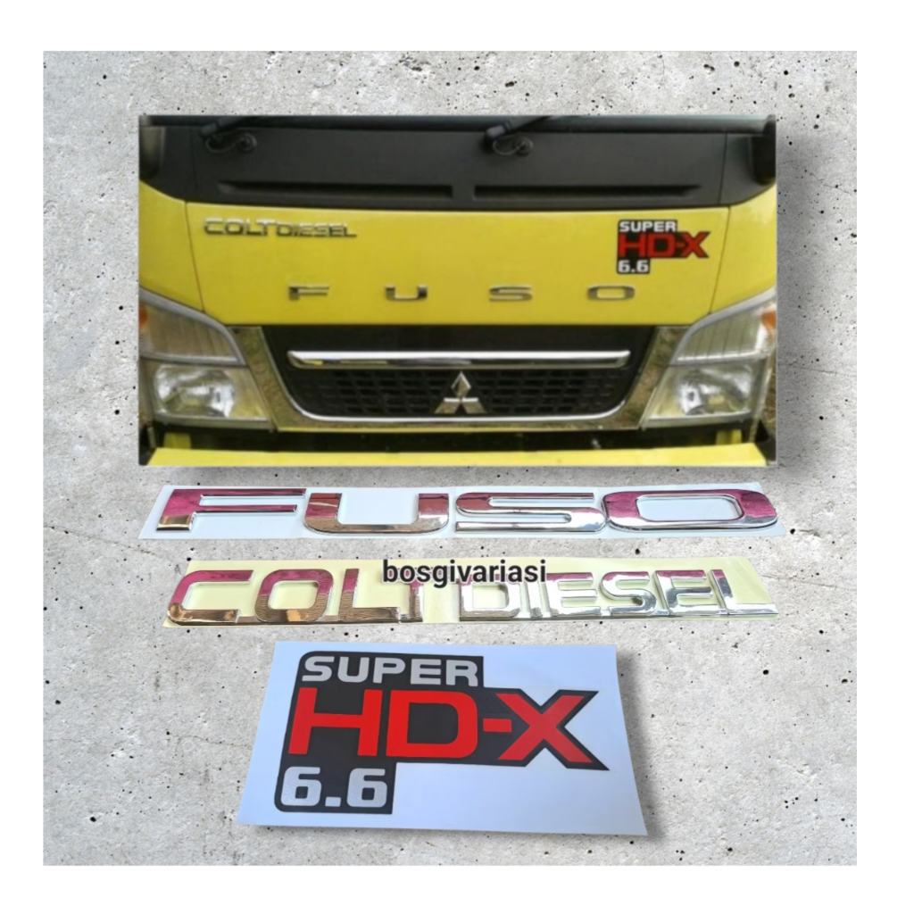 Fuso Canter Emblem / Fuso Canter Fuso Logo Emblem / colt diesel Emblem / Fuso L300 Emblem / Fuso col