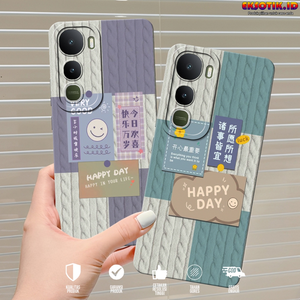 เคส VIVO Y400 - เคสโทรศัพท์ VIVO Y400 - เคสแฟชั่นล่าสุด - VIVO Y400 Silicone - Cool Cute Motif - เคส