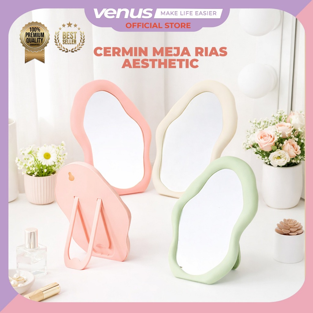 Aesthetic Cloud Mirror Vintage Pastel Dressing Table Mirror S1544