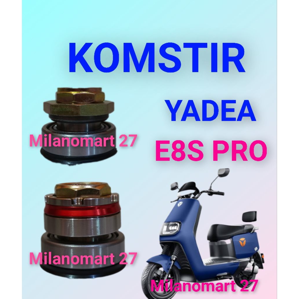 Yadea E8S PRO จักรยานไฟฟ้าพวงมาลัยกรวยชุดหูฟังมอเตอร์ไฟฟ้า yadea e8s pro