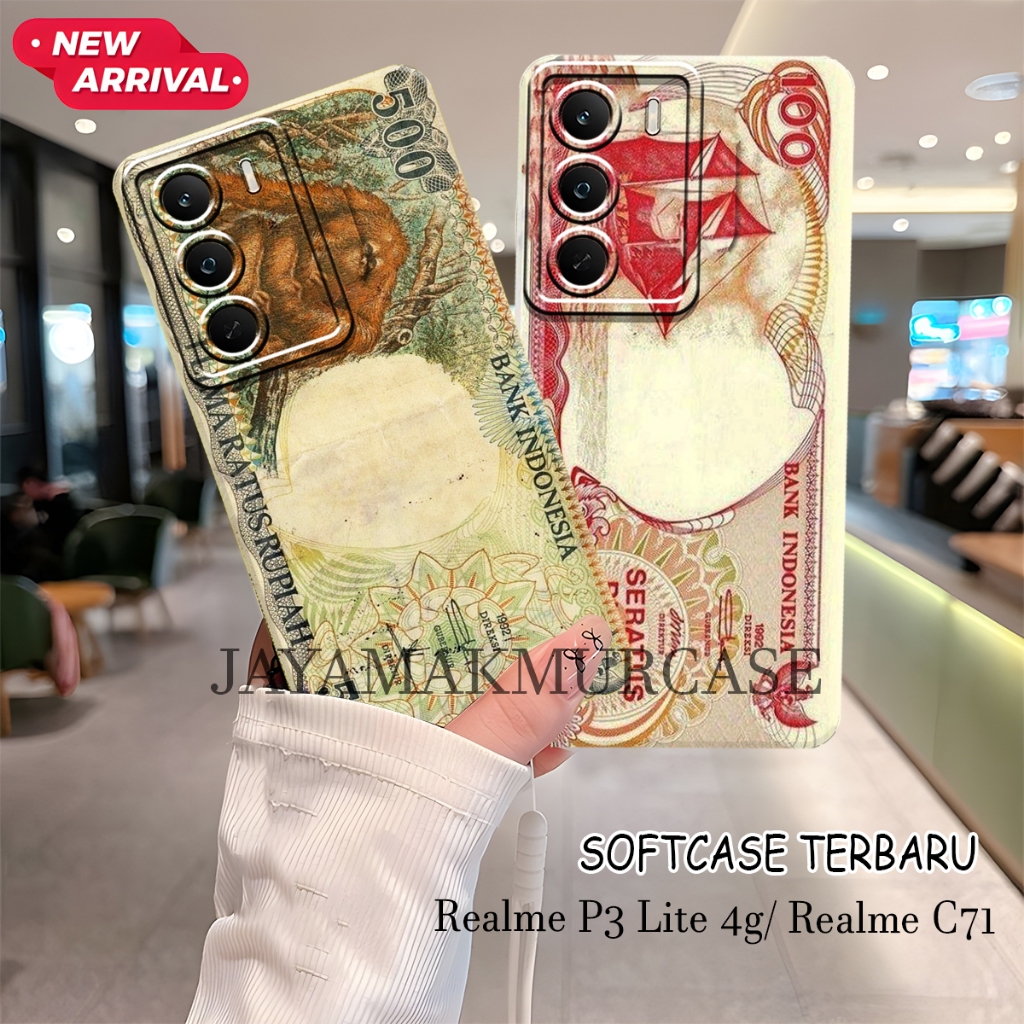 Softcase Realme p3 Lite 4g - เคส Realme c71 4g - Realme c75 - Realme c75x - Realme c73 ลายเงินล่าสุด