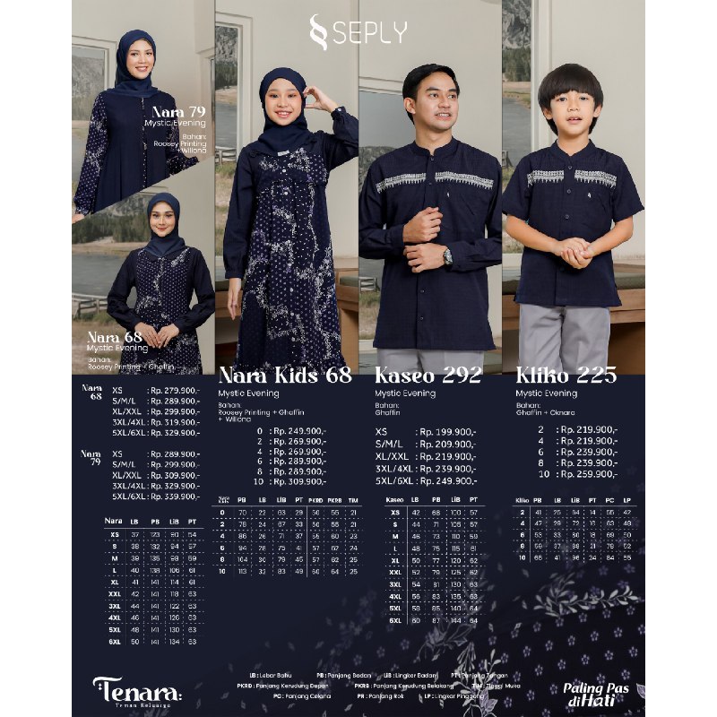 FAMILY SARIMBIT 2026 SPLY TENA MYSTIC EVENING Nara 68, Kaseo 2292 || เซพลี่ดั้งเดิม