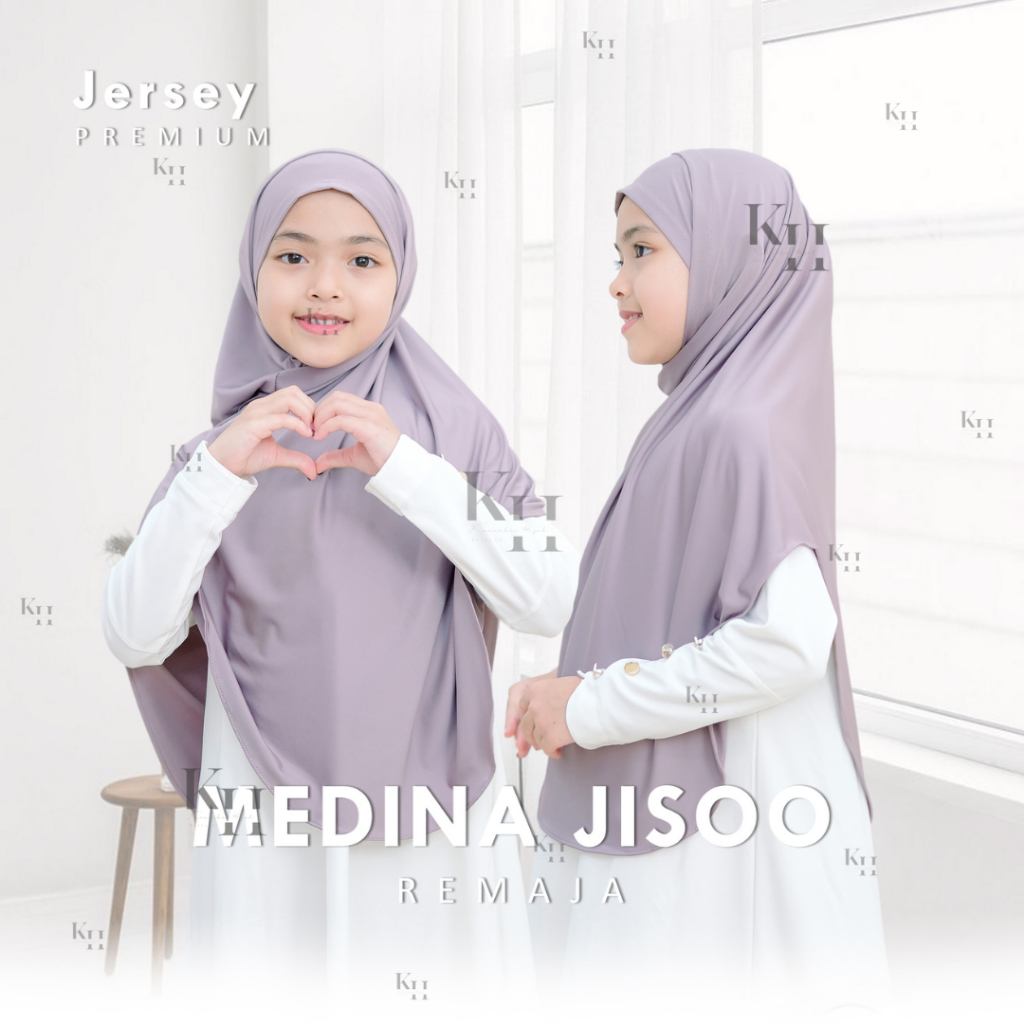 Medina Shireen Hijab พร้อมสายรัดสําหรับวัยรุ่นอายุ 8-15 ปี I Medina Shireen Hijab พร้อมสายเสื้อพรีเมี่ยม