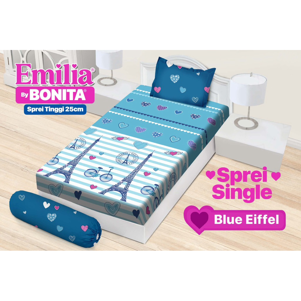 EMILIA BONITA BEDSHEET 120x200 EMILIA BONITA SINGLE BEDSHEET (120x200)