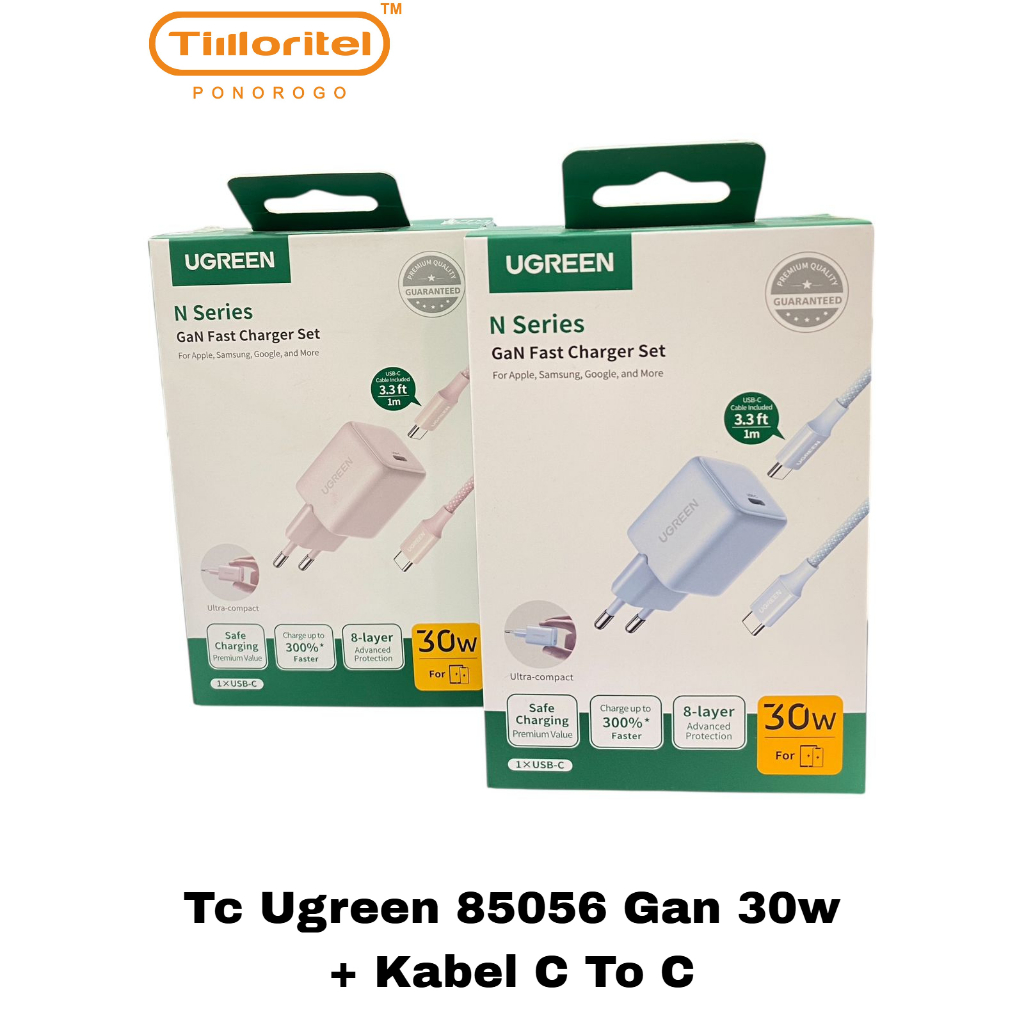 TC UGREEN 85056 GAN 30W + สาย C TO C