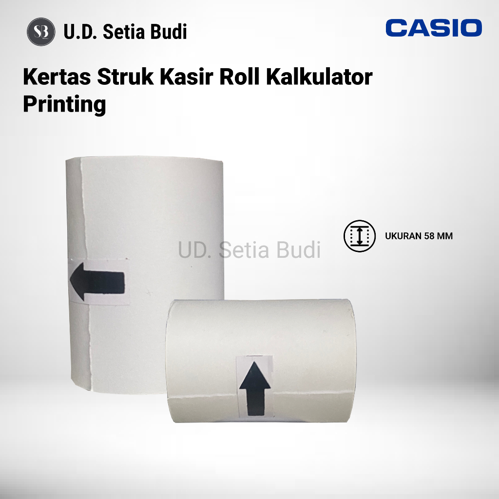 กระดาษใบเสร็จ PLY 1 ใบ ขนาด 58MM