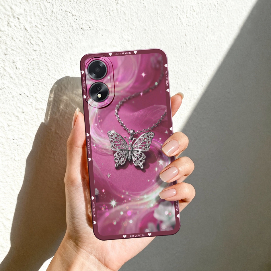 ซิลิโคนเข้ากันได้สําหรับOppo A18 A17 A78 A58 A79 4G 5Gล่าสุด - NR08