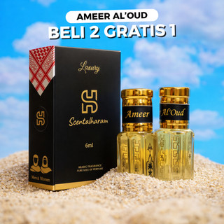 Parfum Ameer Al'Oud Luxury Aroma Kemewahan Pangeran Timur tengah - Original Full Bibit Higt Quality - 6 ml