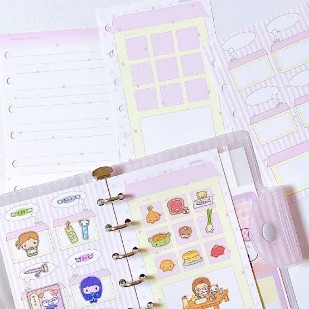 Mering A7 Pink House Binder รีฟิล