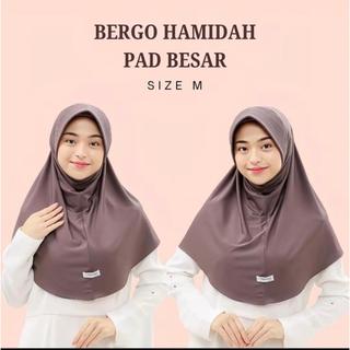 (ORI)Bergo Hamidah Pet Besar /Hijab Bergo Instan Pet Besar Size M