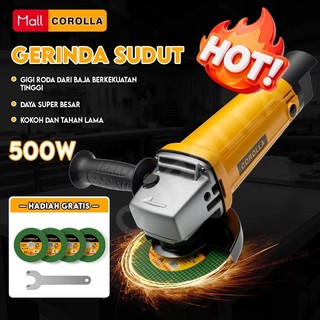 Corolla Angle Grinder Mesin Gerinda Tangan 1100W / 500W/Mesin Gerinda Berkualitas Grinda Tangan / Amplas / Gerinda Tangan Murah