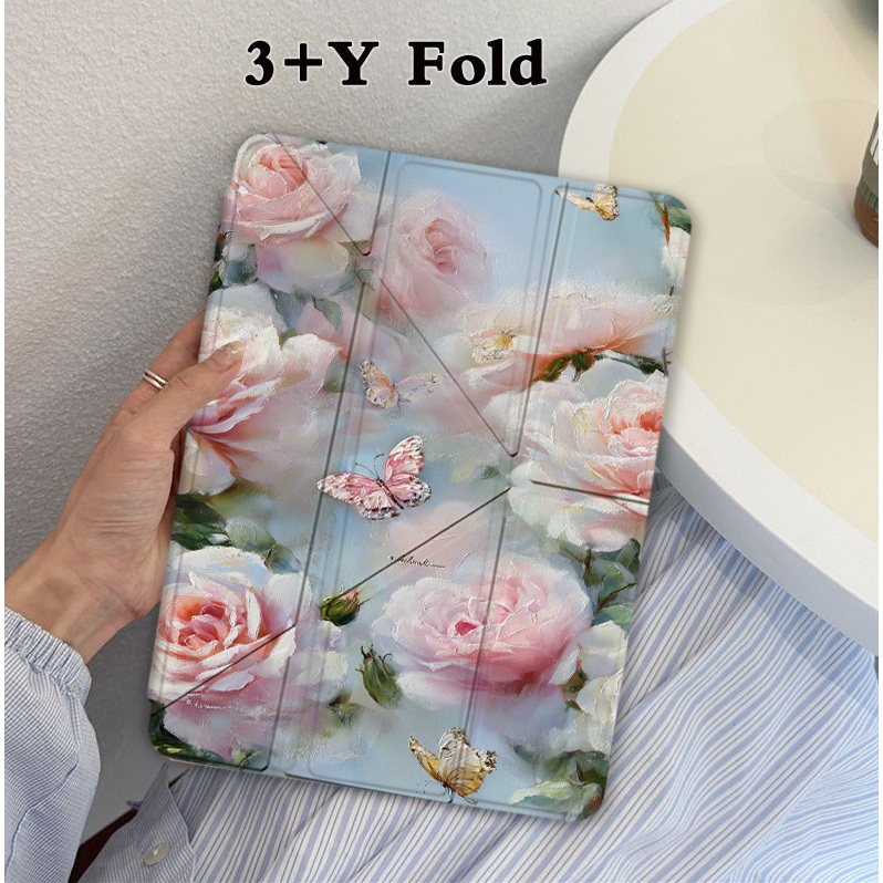 เคสแท็บเล็ตพับได้ 3+Y Infinix XPad11" & XPad20 11" infinix XPAD30E 11" - ช่องเสียบปากกา, Solid Trans