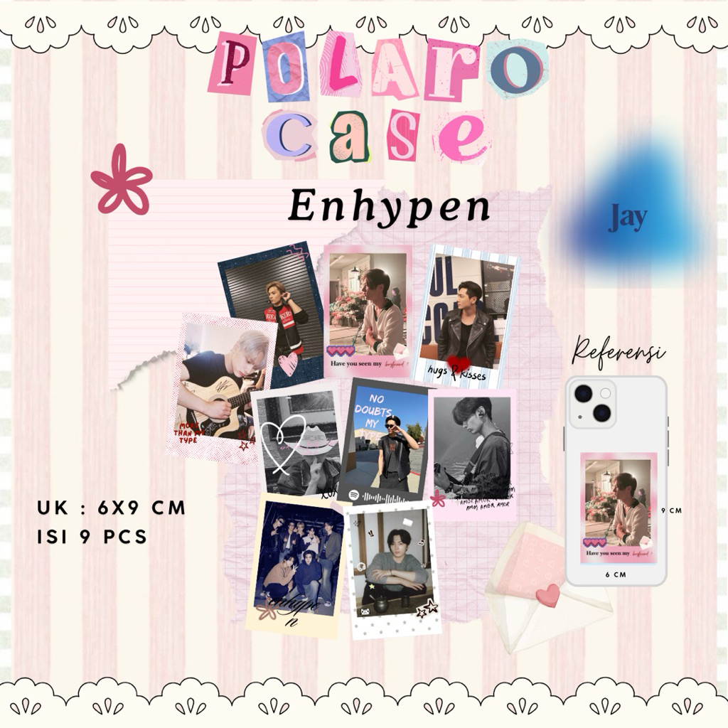 เคสไม่มีเอาท์ | Polaro Deco Case Idol Kpop Enhypen Photostrip ไอดอล kpop photocard photocard รูปถ่าย