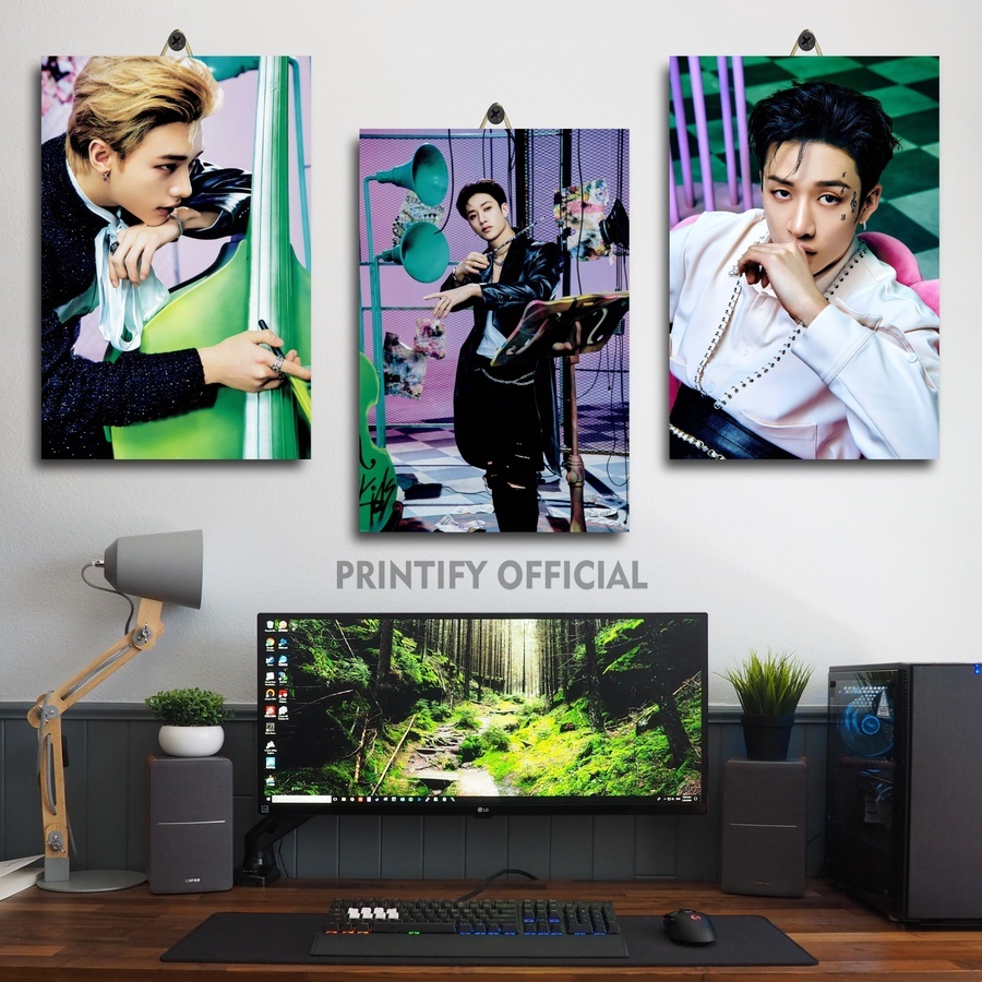 Kpop Stray Kids Hwang Hyun-Jin Room Display / Stray Kids โปสเตอร์ห้องบางชาน /6TK|K9Z8Y