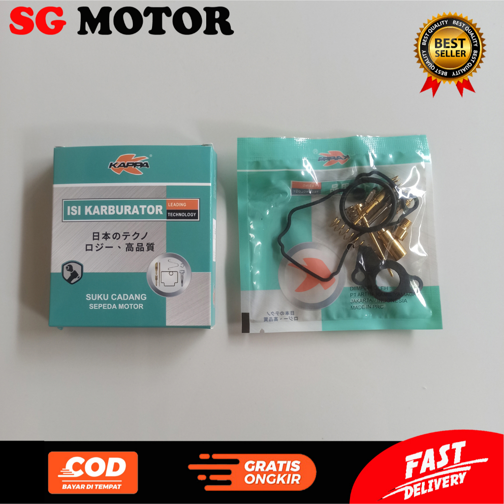 KAPPA REPAIR KIT VEGA ZR. YAMAHA JUPITER ZX 2010 5D9 CARBURETOR PARKIT - KAPPA DISTRIBUTOR