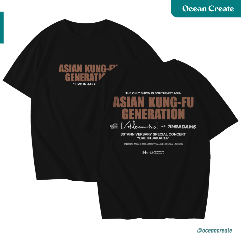 KATUN ASIAN KUNG-FU GENERATION TOUR เสื้อยืด 100% COTTON 30s