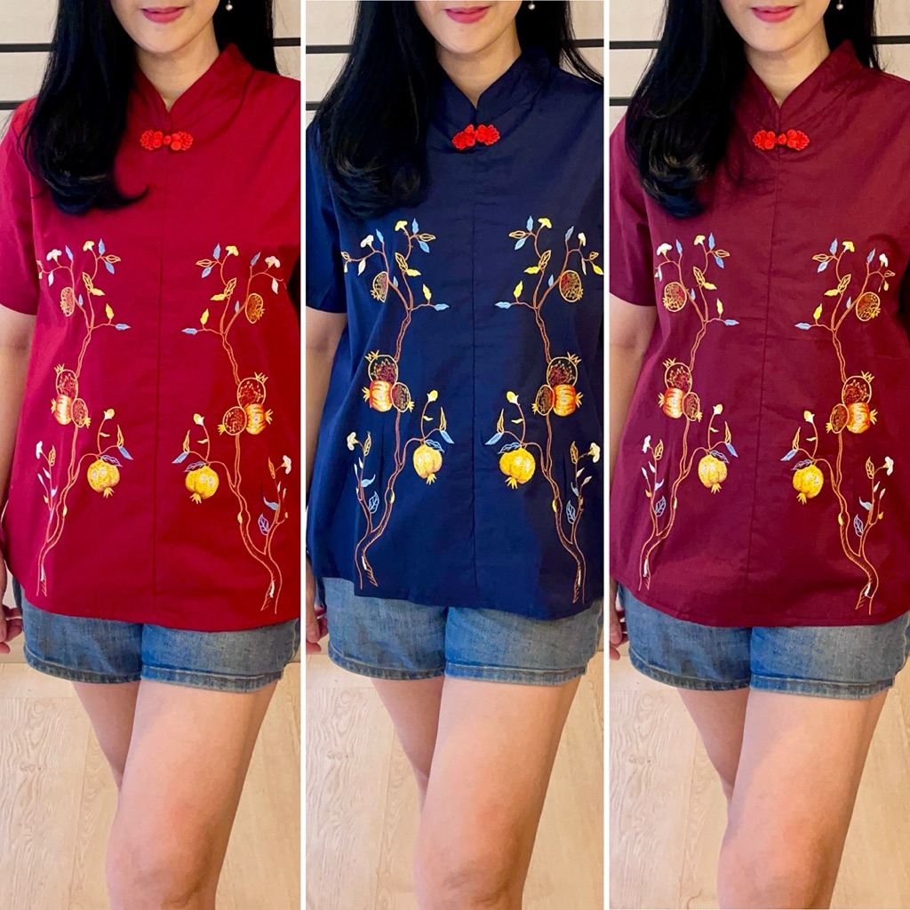 Ruyi Qipao Top ขนาดเดียว LD 110 ซม