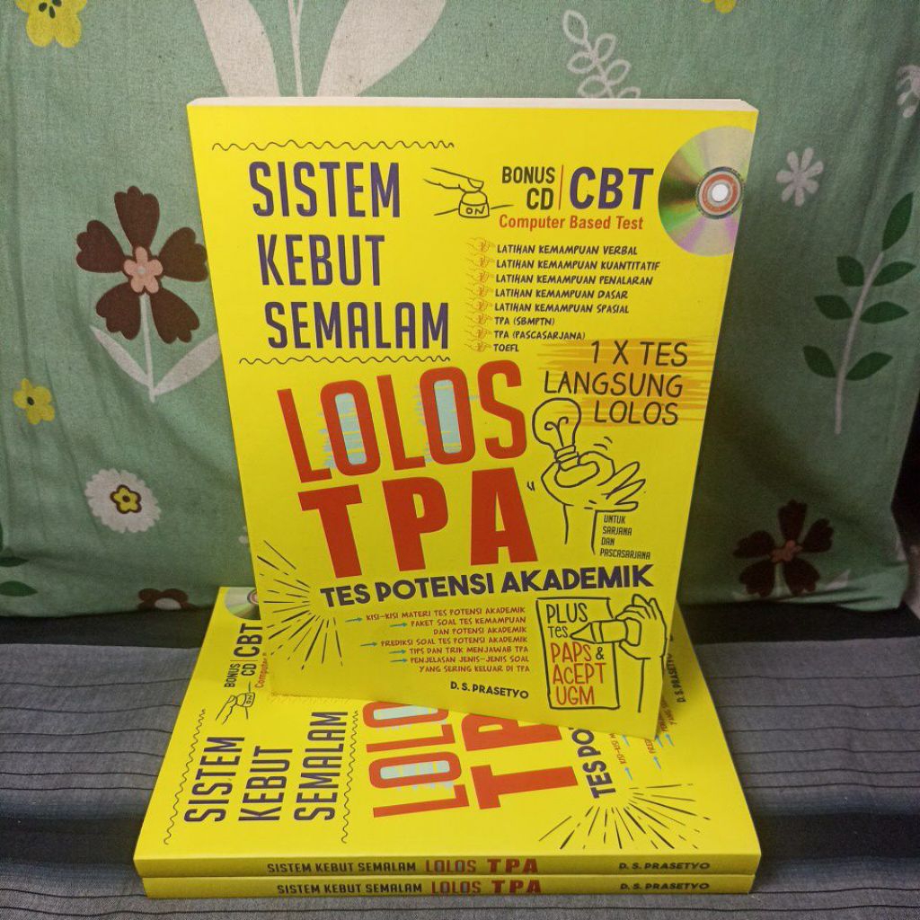 EDUCATIONAL BOOK PRACTICE QUESTIONS / OVERNIGHT HAIR GUIDE เป็น PASS TPA / ACADEMIC POTENTIAL TEST /