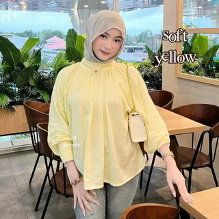 Leya Blouse Wanita Batwing Atasan Wanita Rayon