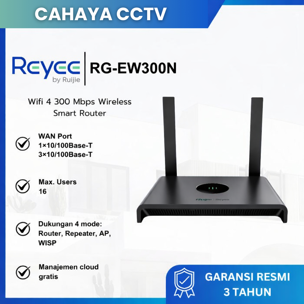Ruijie Reyee RG-EW300N Repeater Access Point เราเตอร์อัจฉริยะ WiFi 4 300Mbps